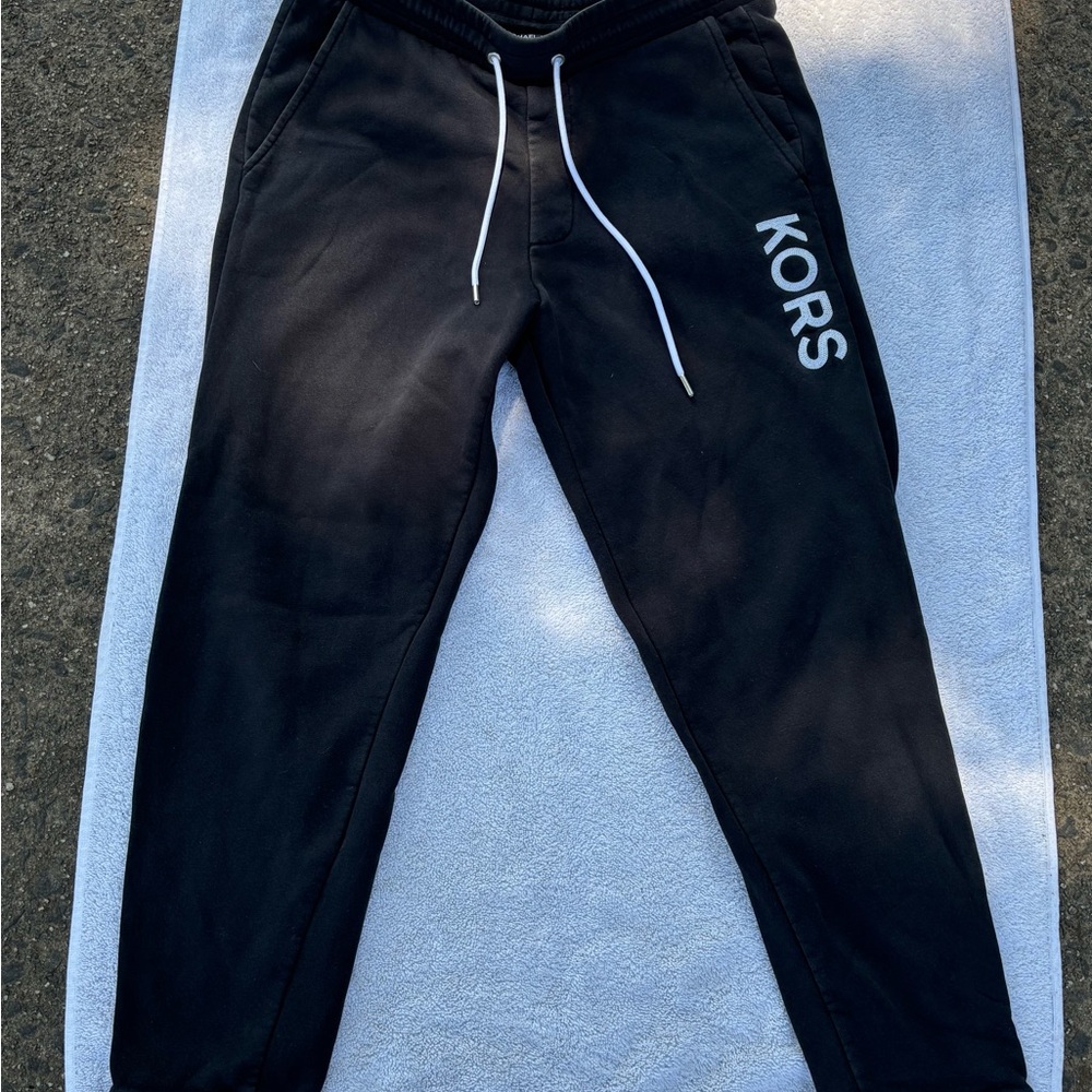 Michael Kors Black Joggers Tapered Fit